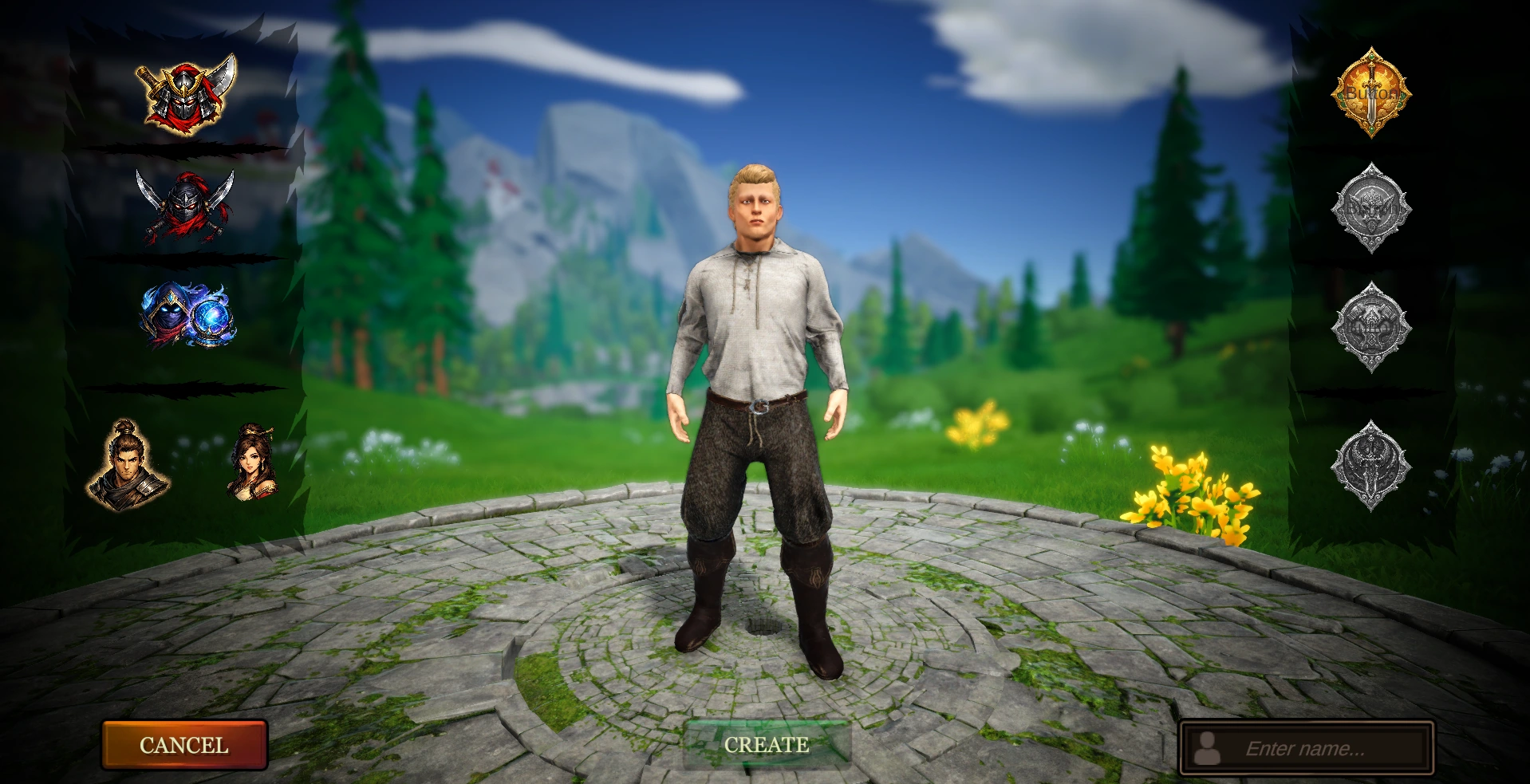 Character creation